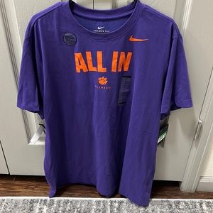 Clemson Tigers All in Nike t shirt